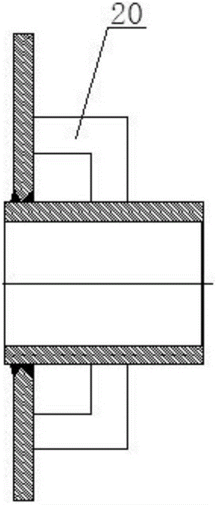 A manufacturing method of a ring beam structural member in a hydraulic plug-type platform lifting system