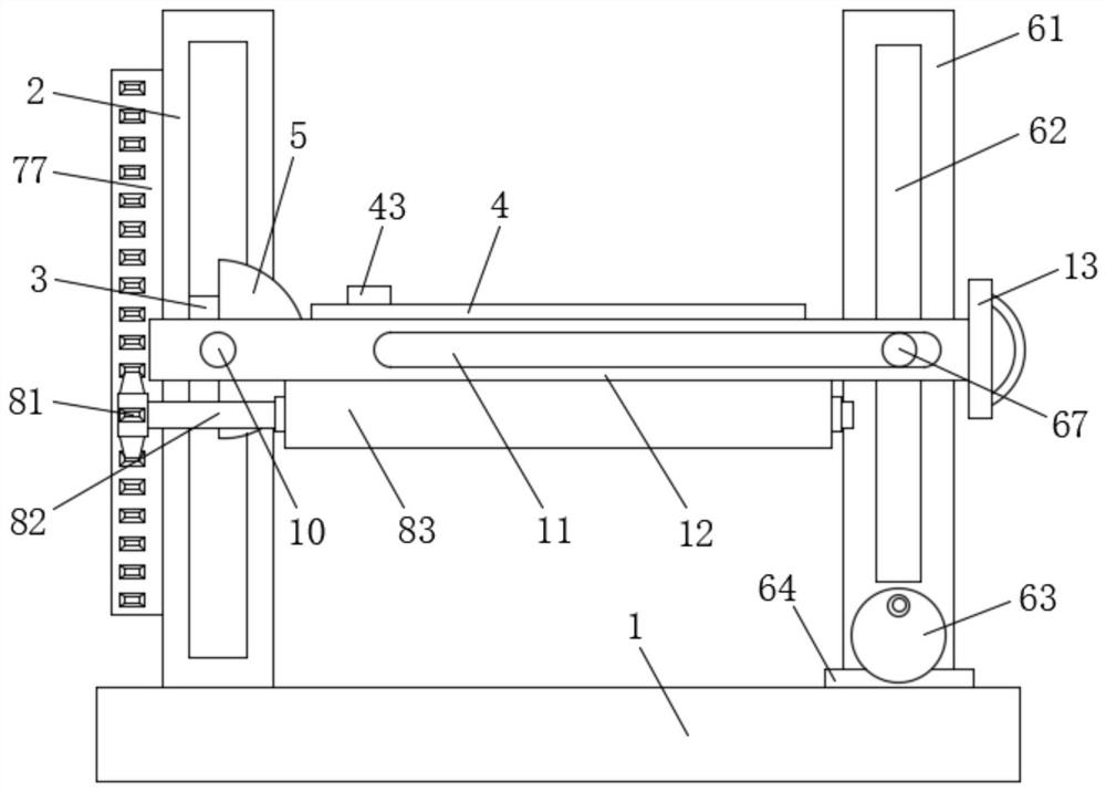 Auxiliary line drawing device for assembly type water and electricity installation