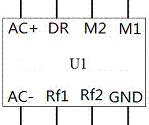 Small and medium power led high power factor drive circuit