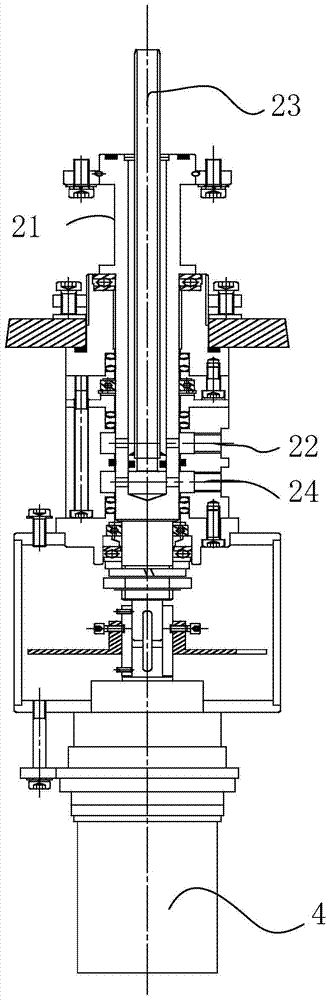 A water cooling device for vacuum evaporation equipment for optical filters
