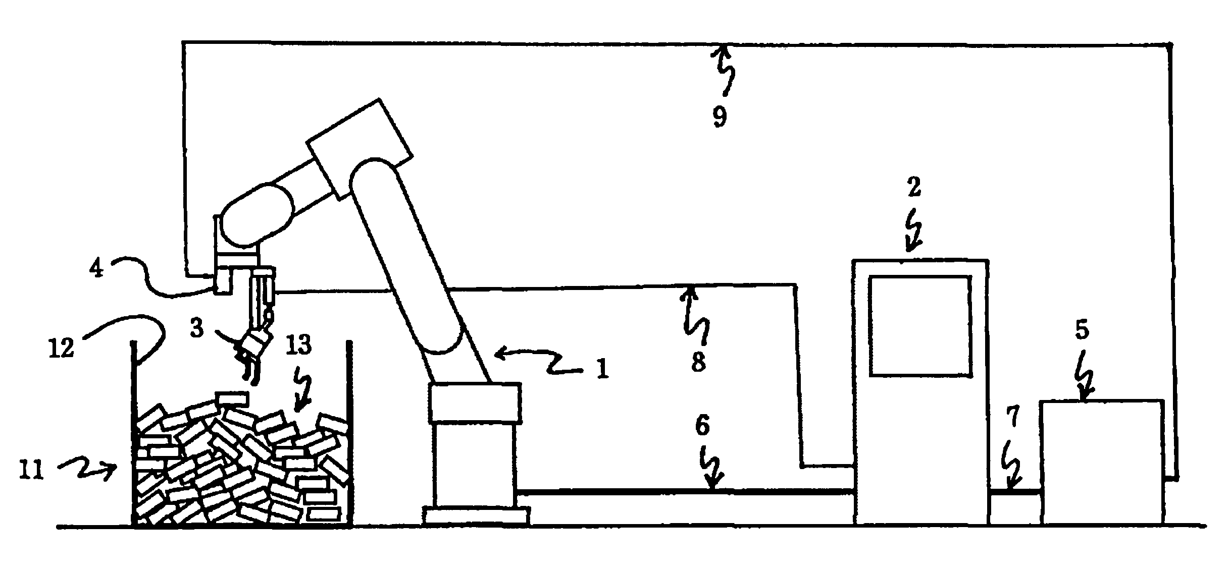 Object taking-out apparatus