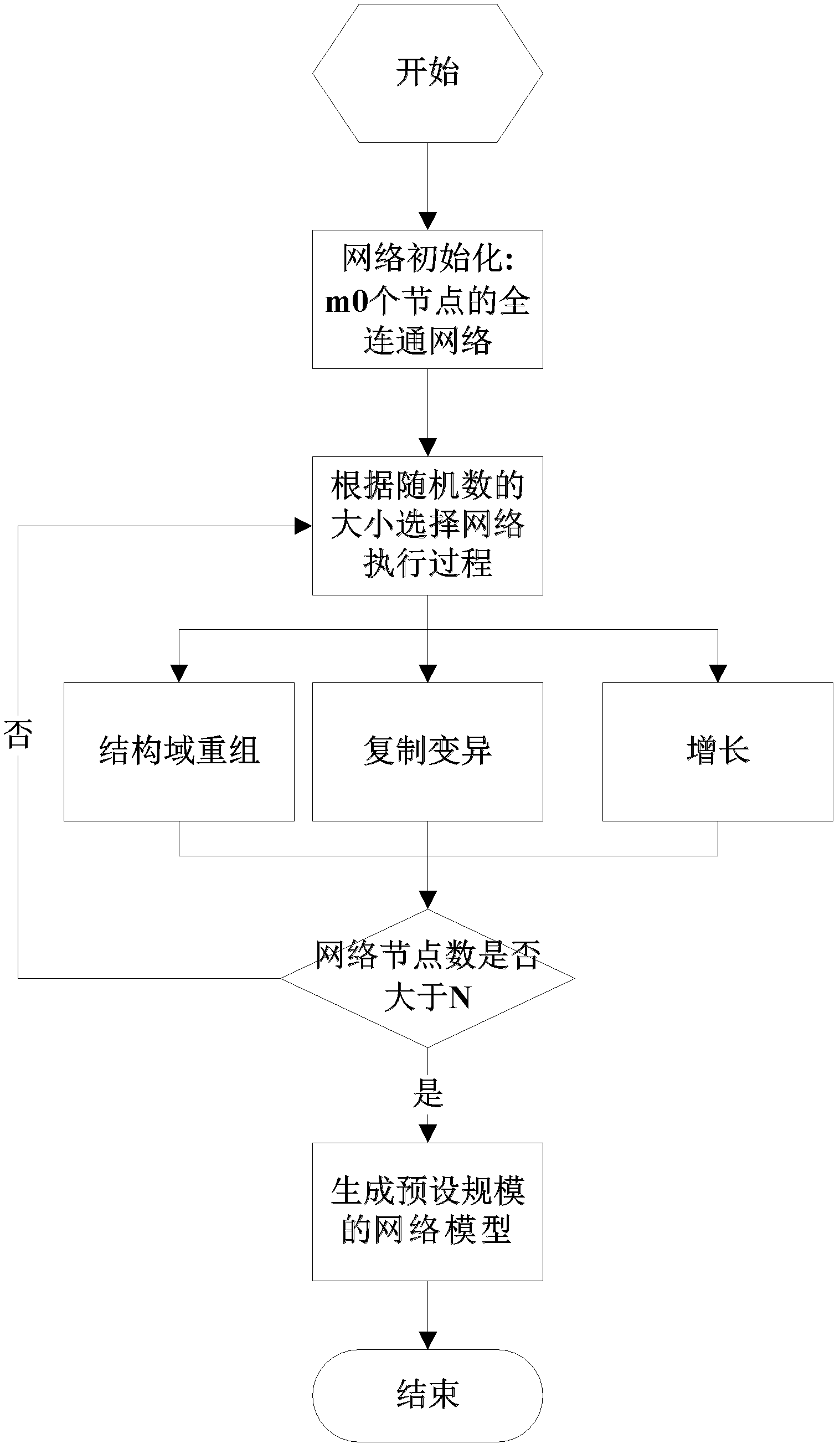 Construction method of novel biological network model