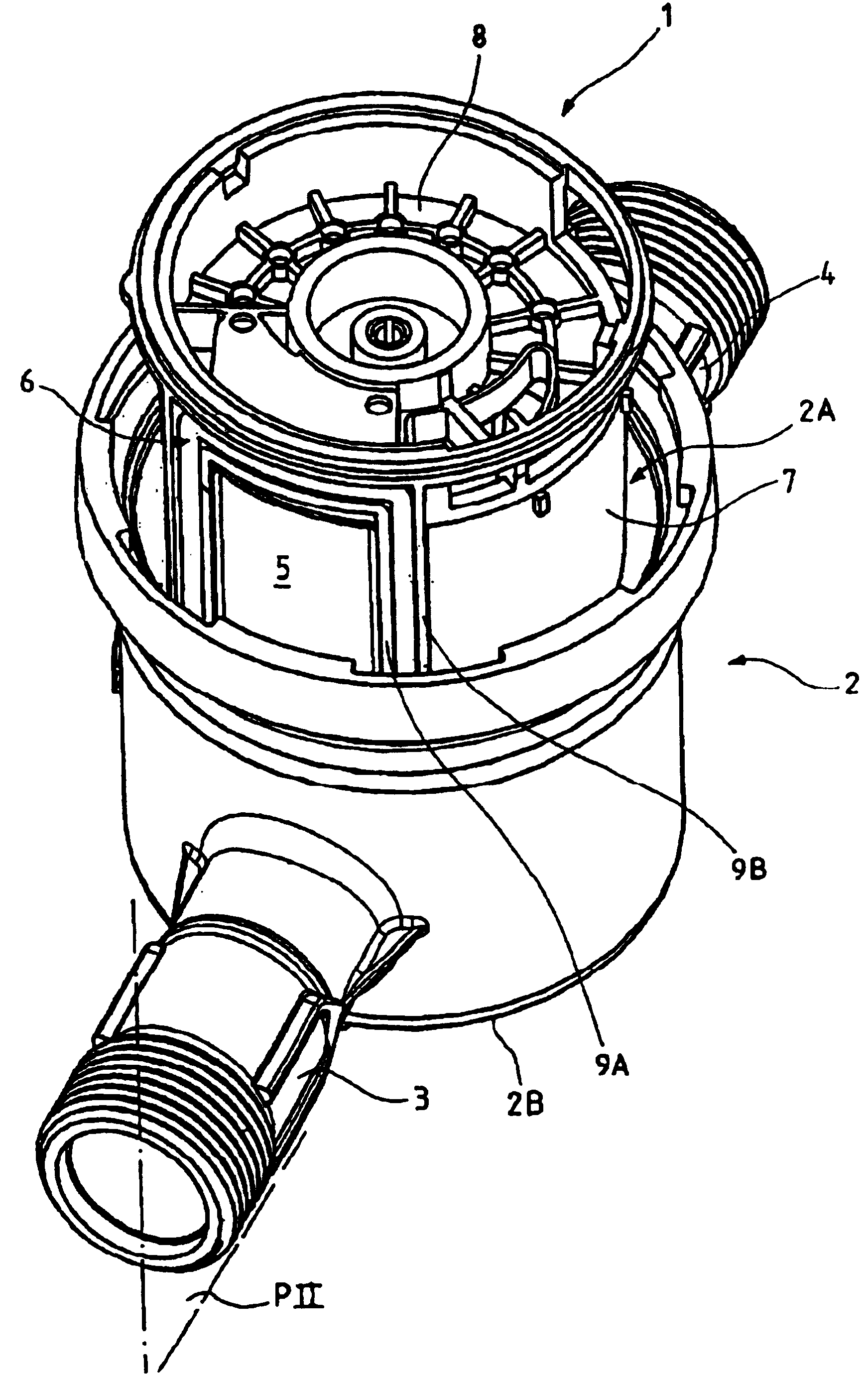 Fluid meter, in particular water meter with volumetric measurement chamber