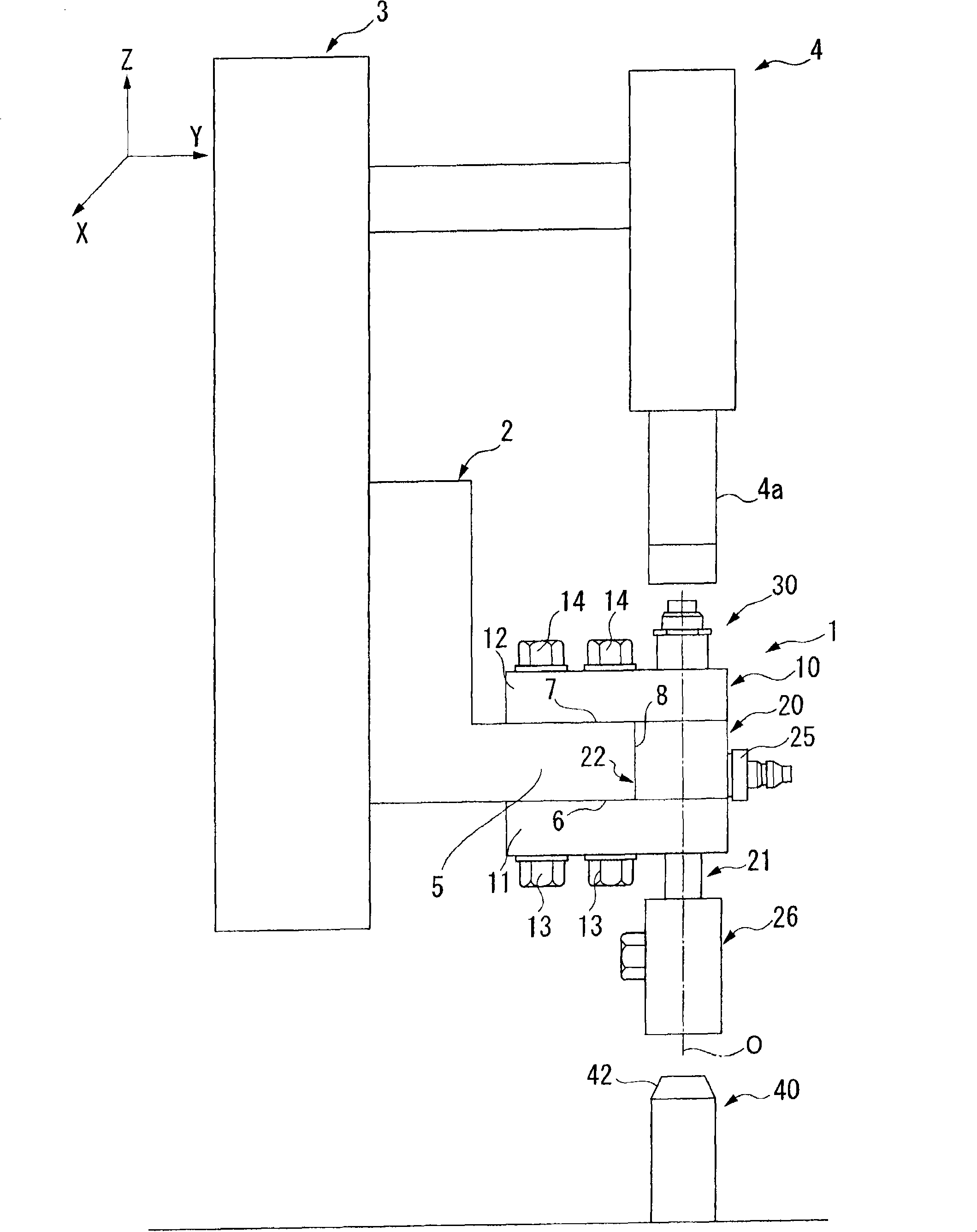 Floating chuck apparatus and floating chuck unit