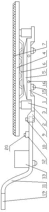 Automobile moving device special for automobile repair