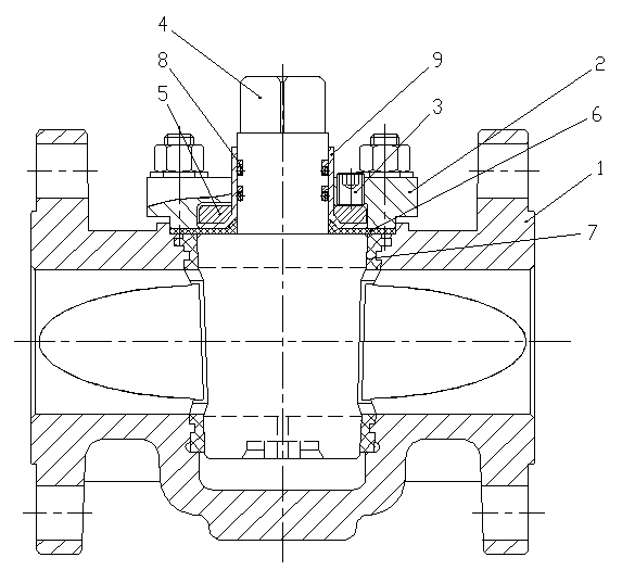 Plug valve of seal structure