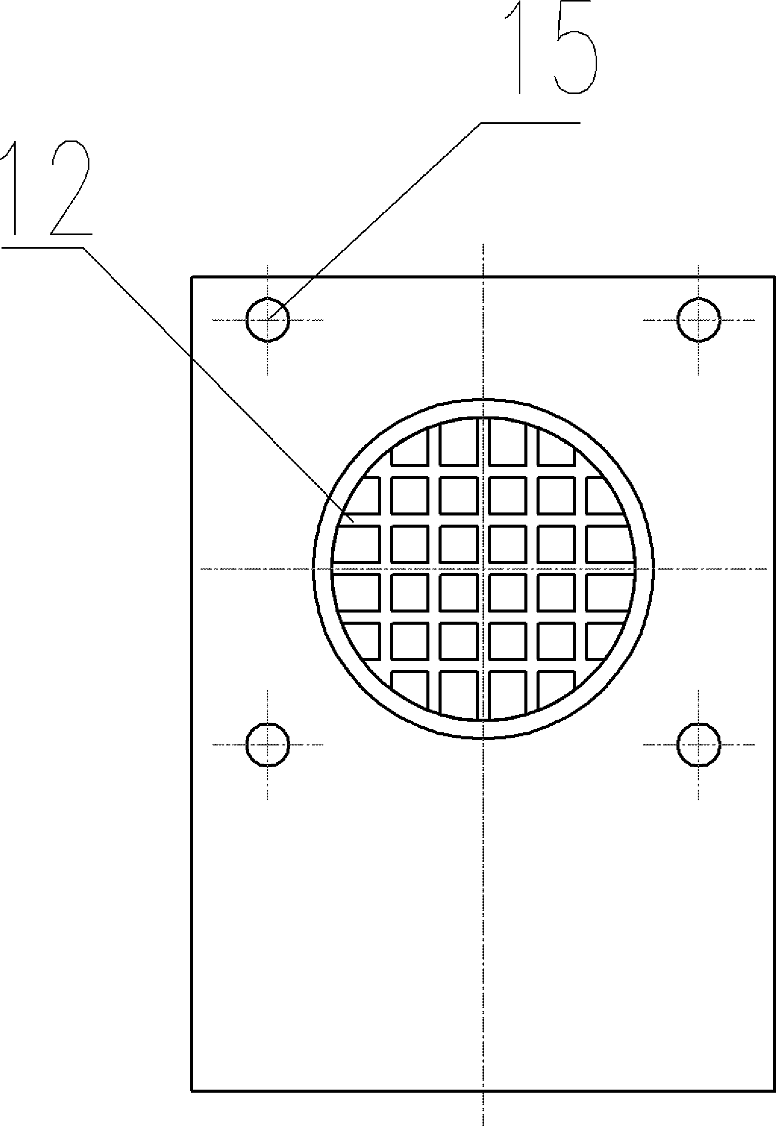 Vent hole protecting device for outdoor box