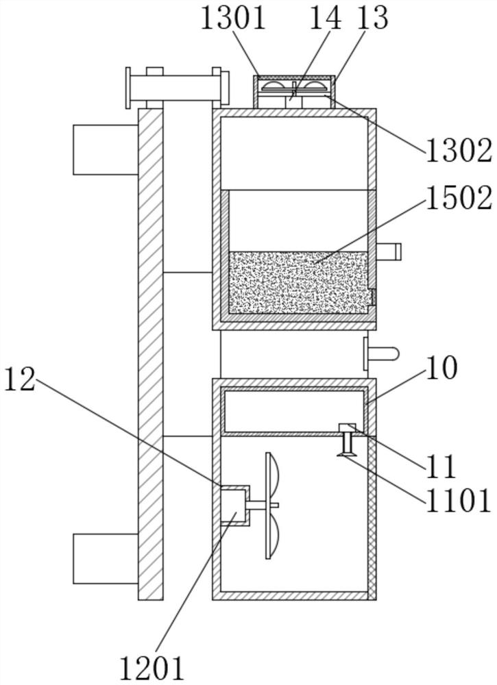 Air humidity regulation and control device for smart home