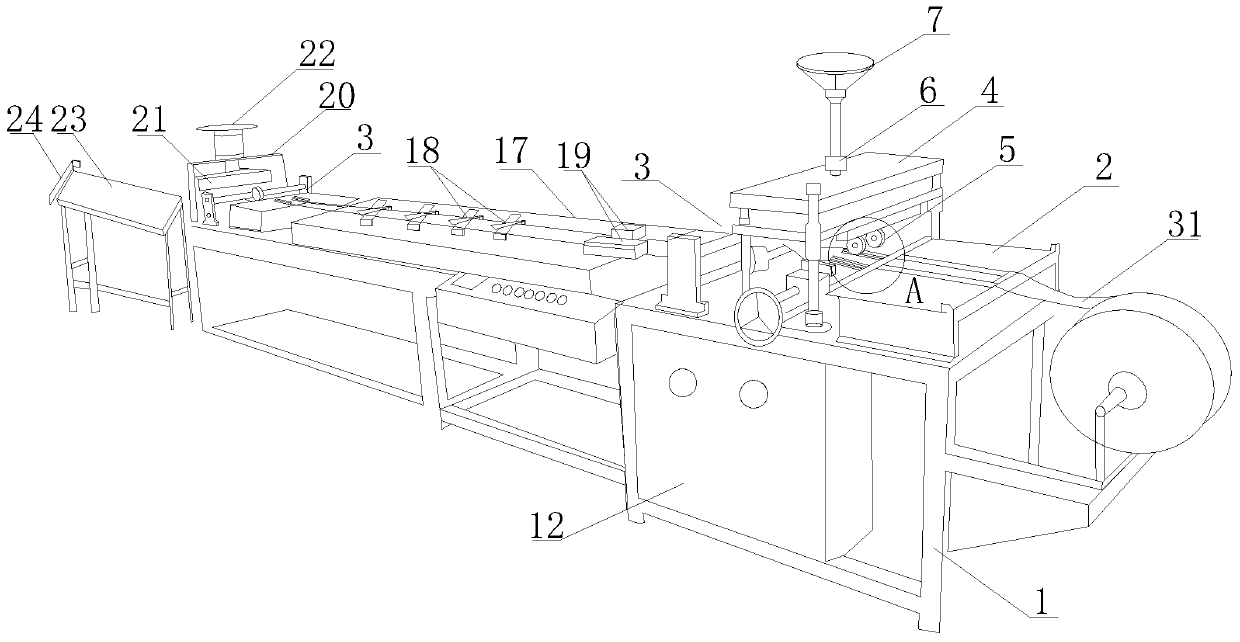 A busway insulation film shaping equipment