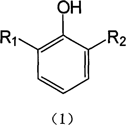 Synthesis method of polysubstituted hindered phenol antioxygen