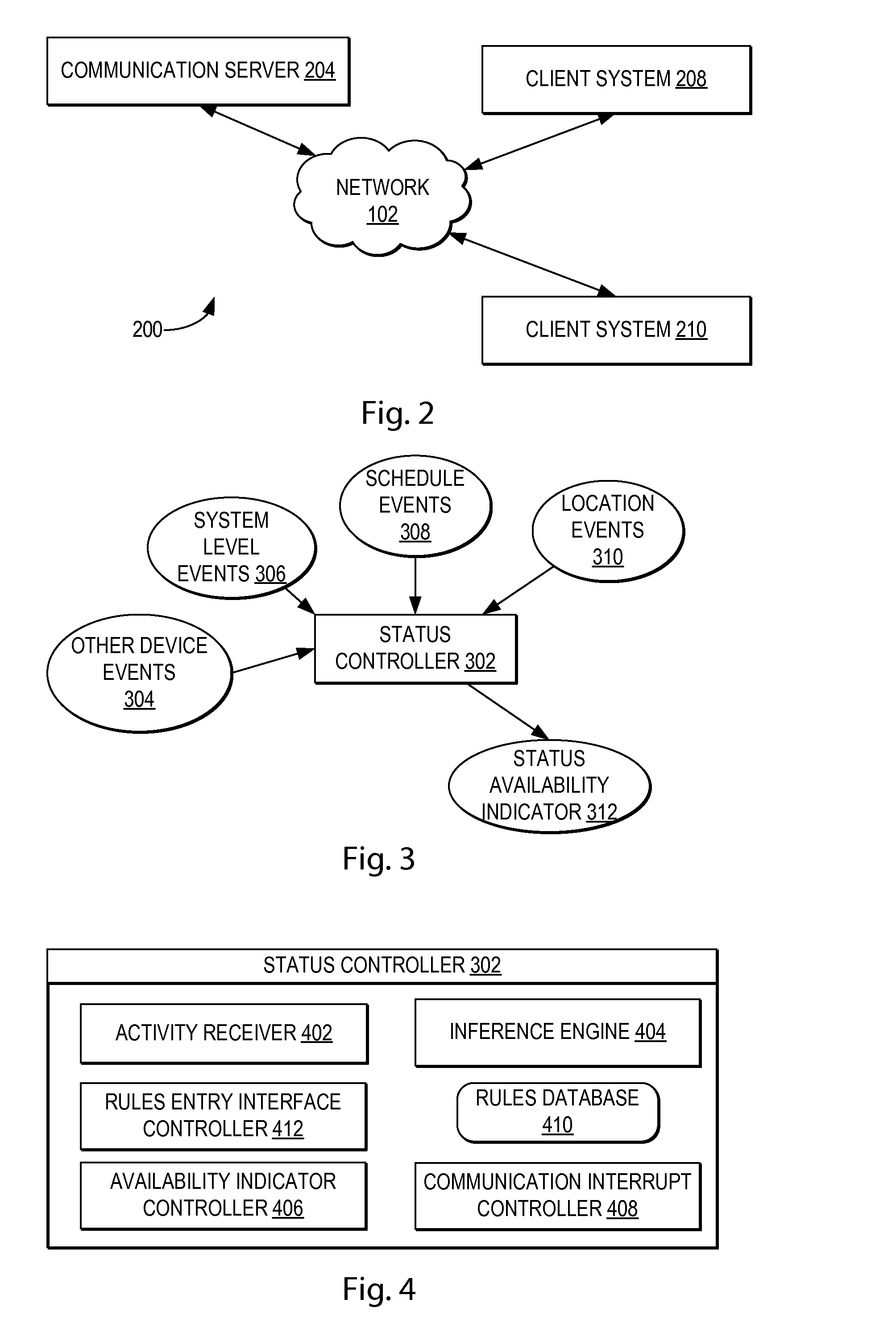 Automatically infering and updating an availability status of user