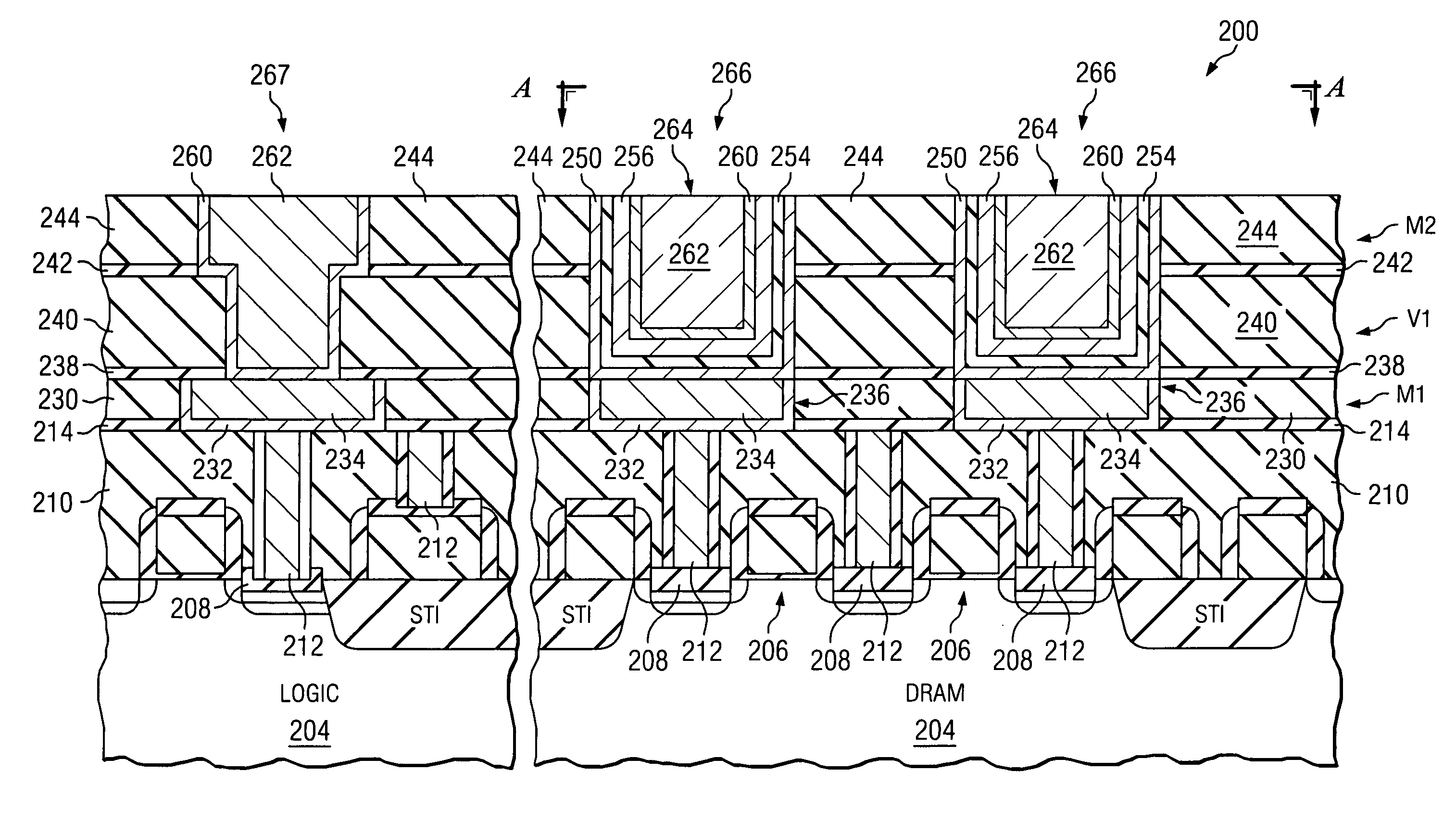 MIM capacitor structure and method of manufacture