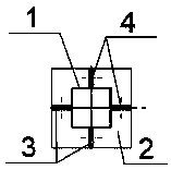 Portable assembled steel pile frame for steel bar raw materials and manufacturing method thereof