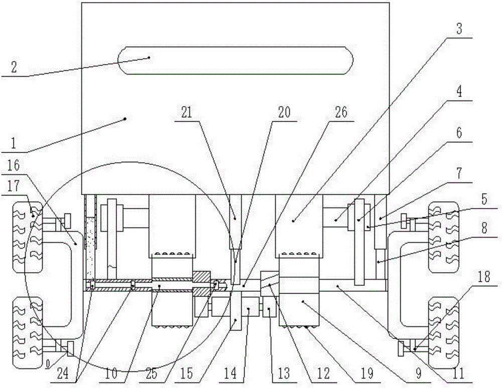 Stable running device of locomotive with triangular-arrangement wheel sets