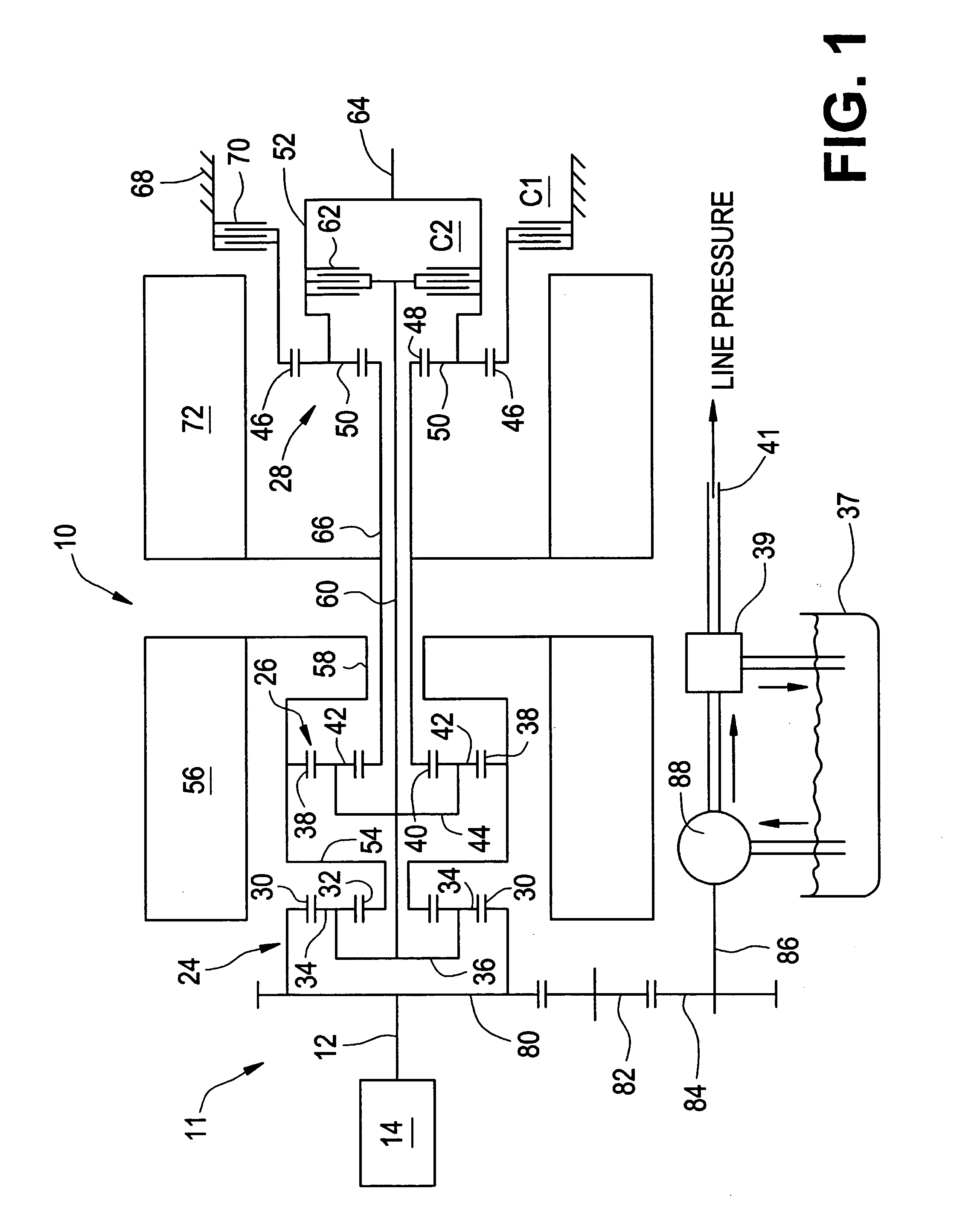 Method for dynamically determining peak output torque in an electrically variable transmission