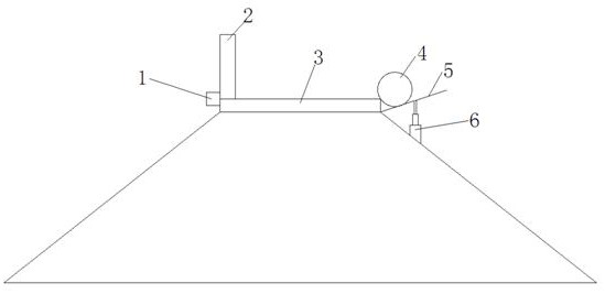 Method for preventing earth dam overtopping breaking