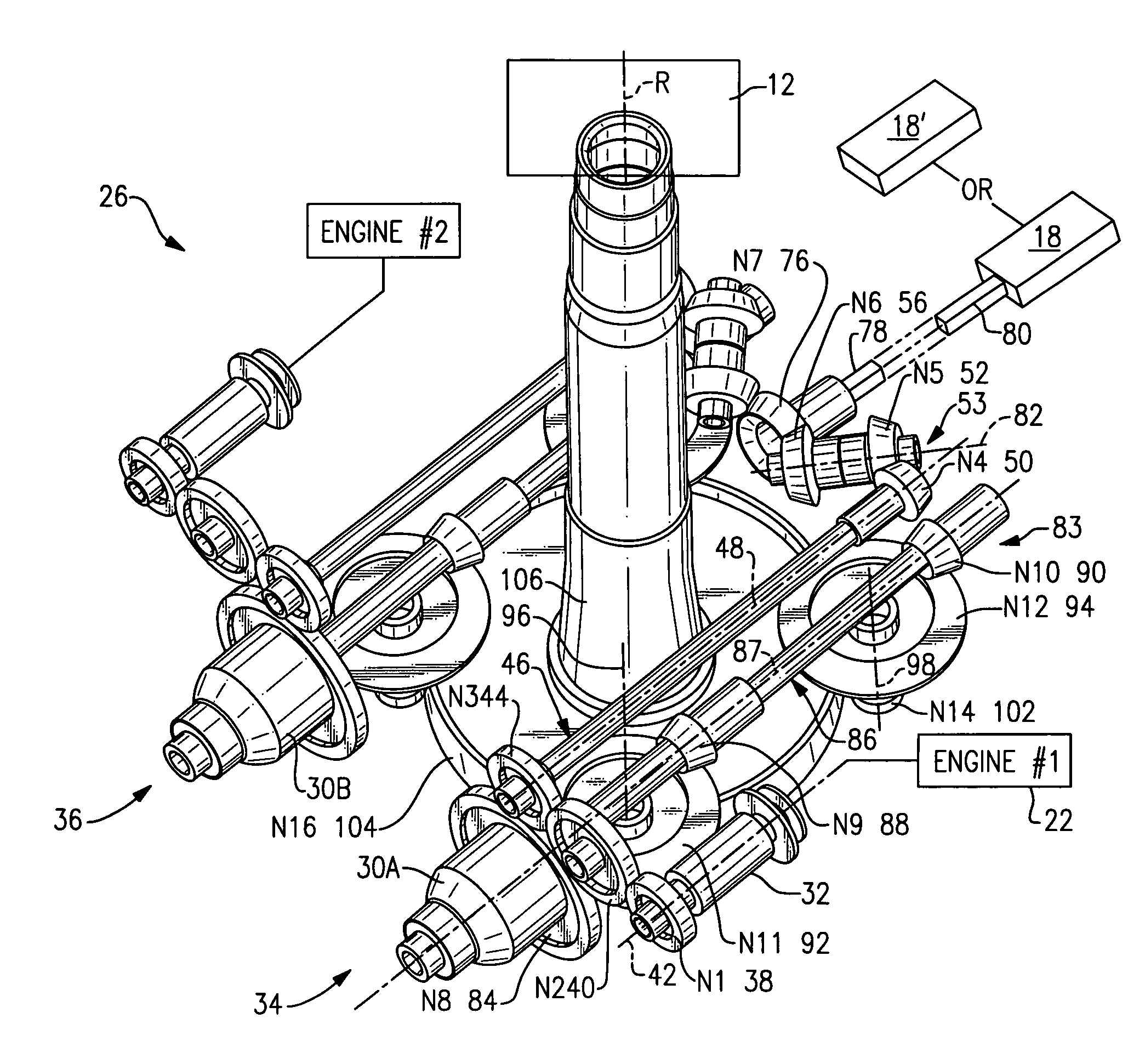 Variable speed gearbox with an independently variable speed tail rotor system for a rotary wing aircraft