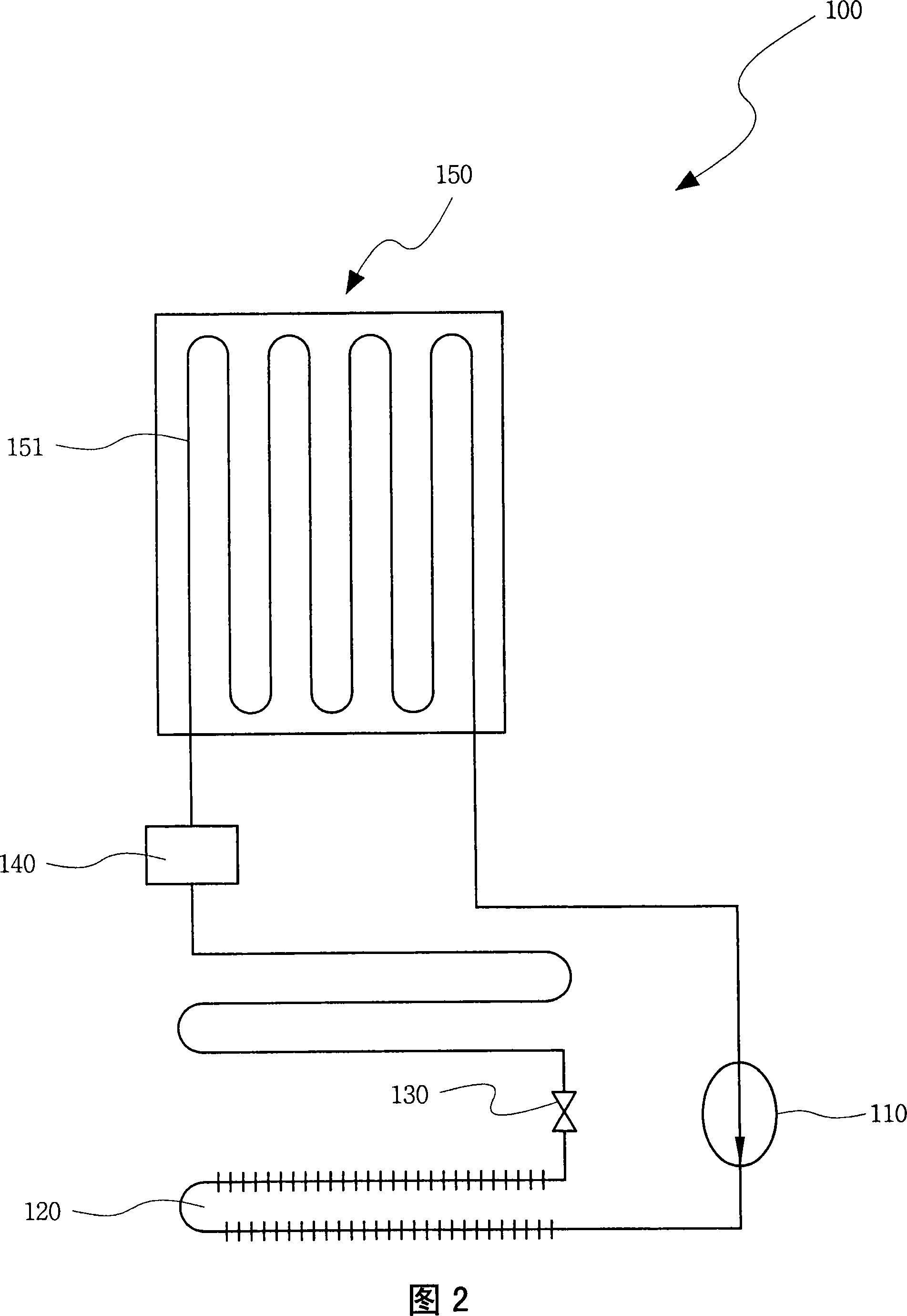 Partial radiation cooling device