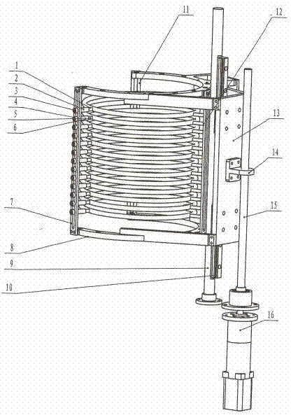 A movable and adjustable induction heating coil mechanism