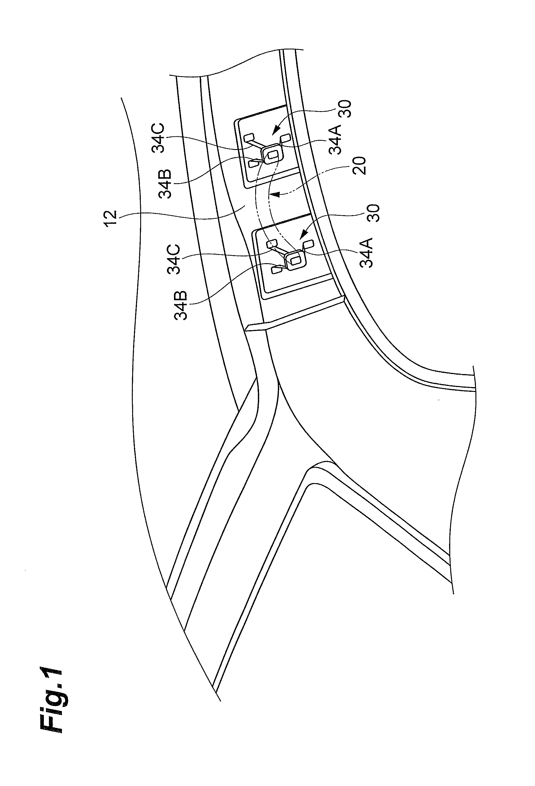 Mounting structure of assist grip