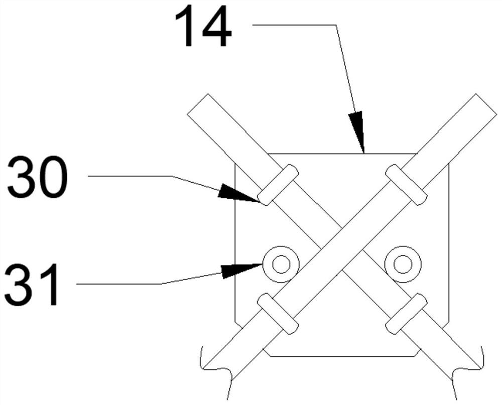 Portable telegraph pole erecting auxiliary device