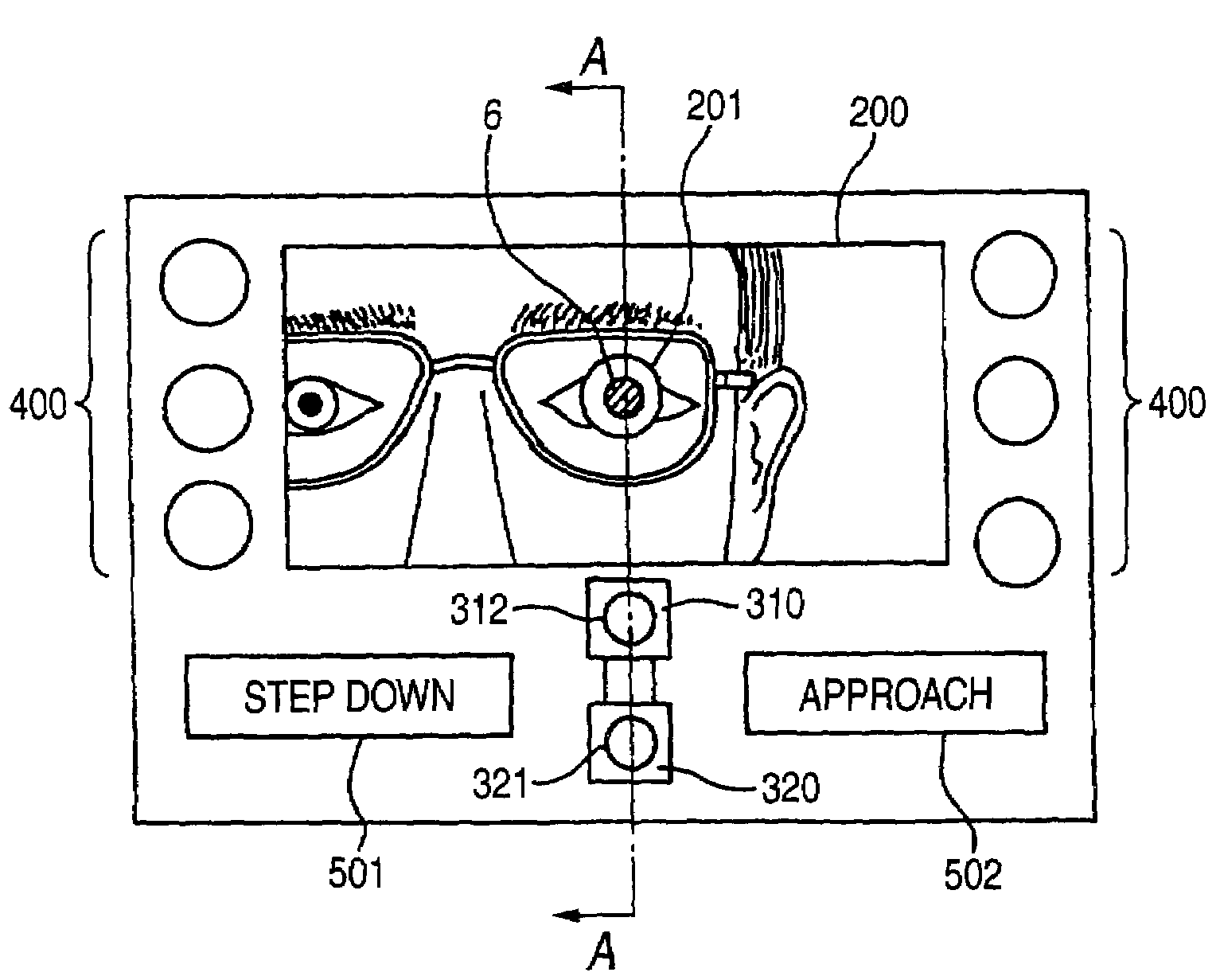 Eye image pickup apparatus and entry/leave management system