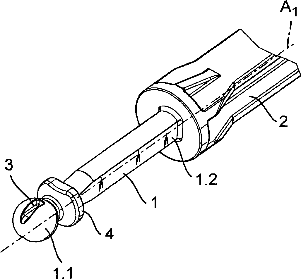 Piston rod connecting device