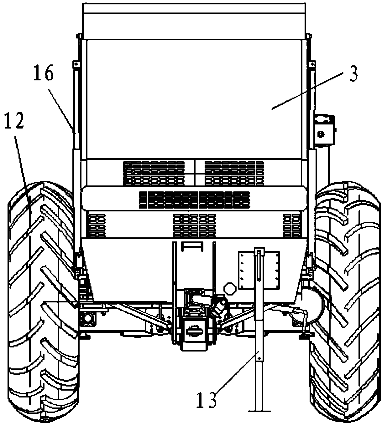 Hybrid powered multifunctional fertilizer distributor