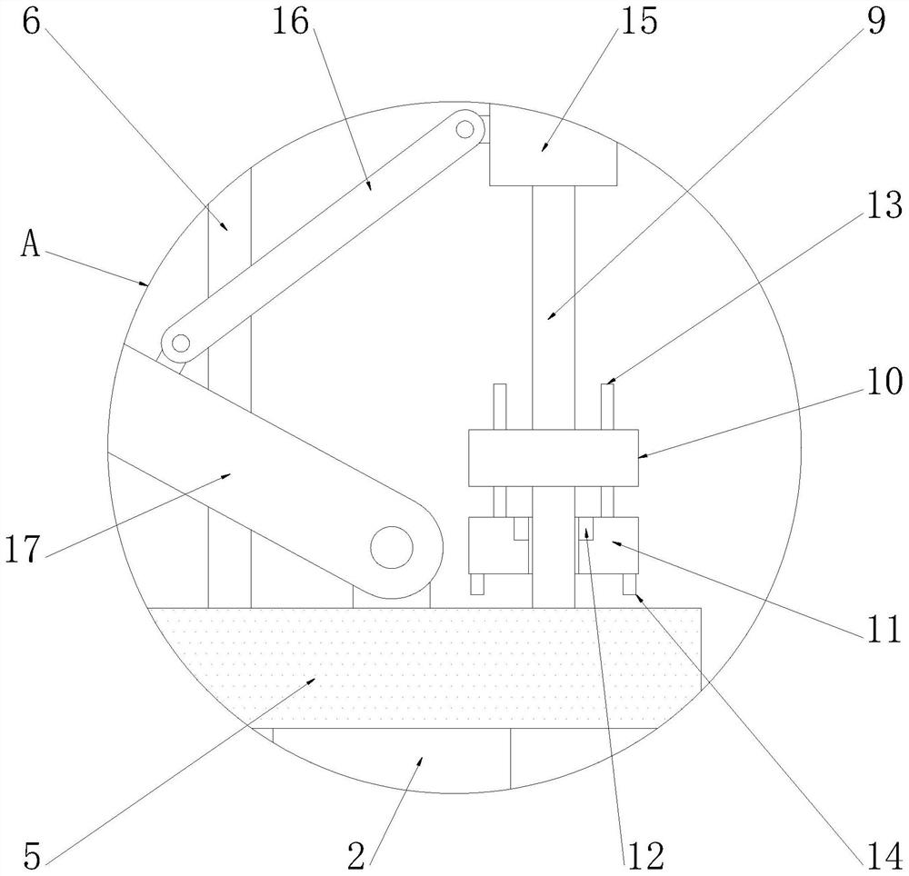 Equipment adjusting device for self-retaining laryngoscope operation examination