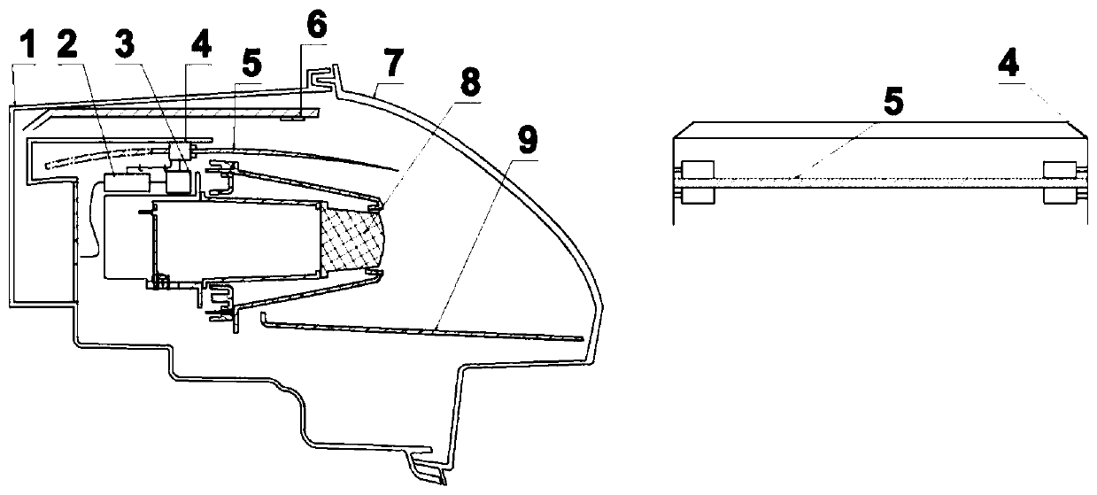 Deformable automobile lighting device