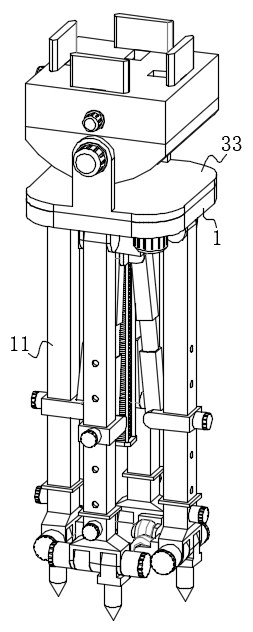 Portable multipurpose measuring device for building construction and measuring method