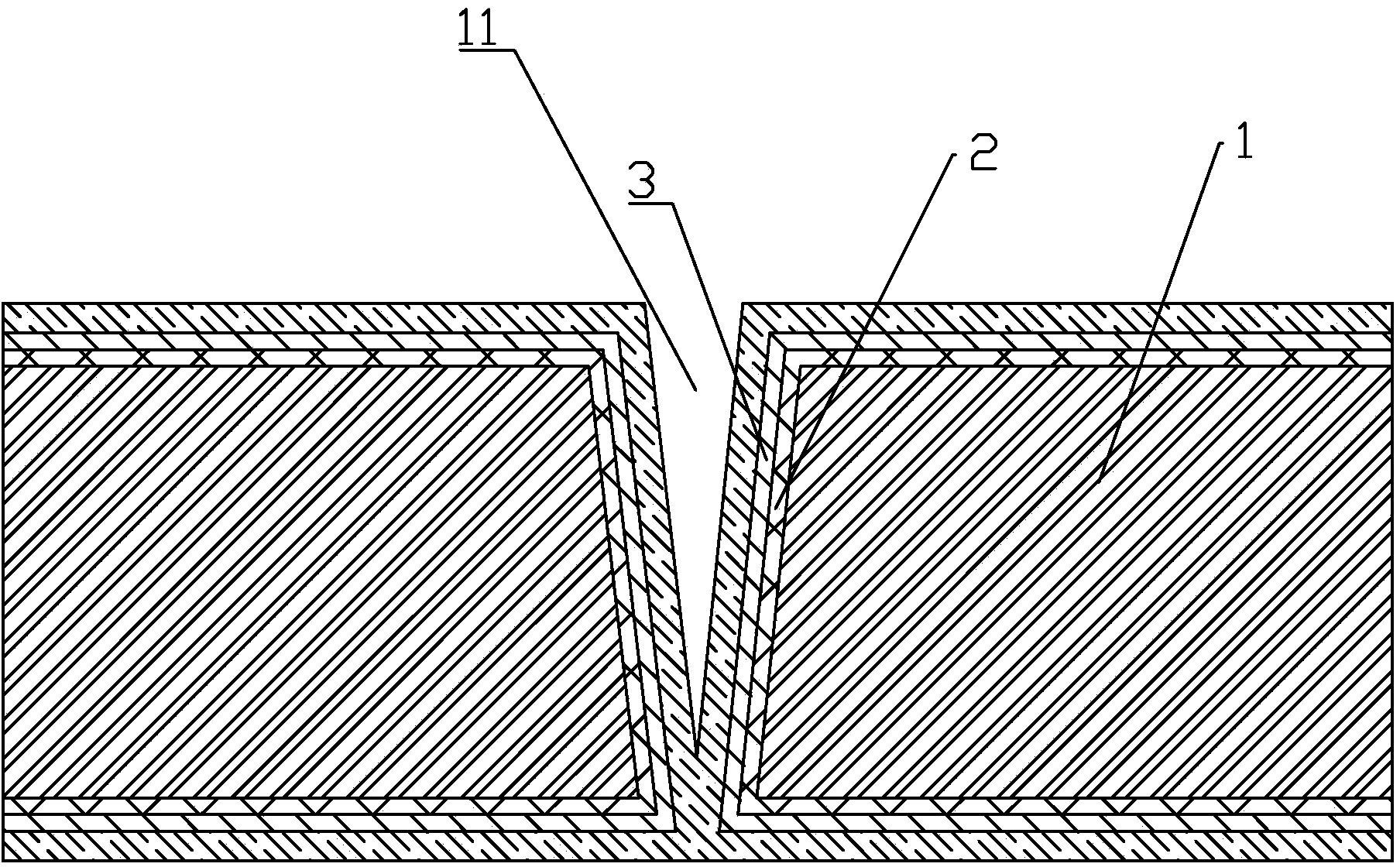 High-thermal-conductivity ceramic substrate containing filling copper columns and manufacturing process thereof
