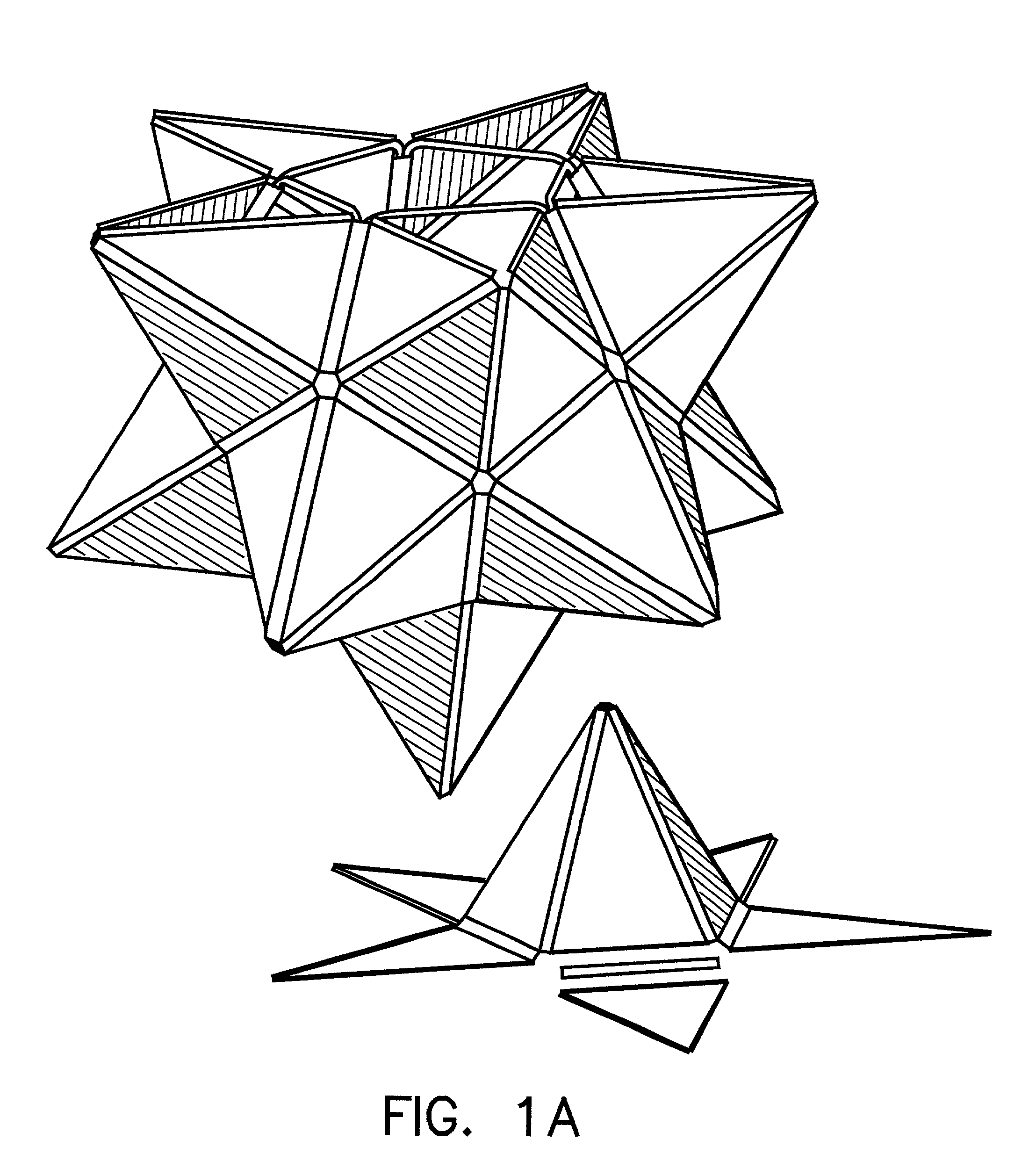 Geometric toy construction system