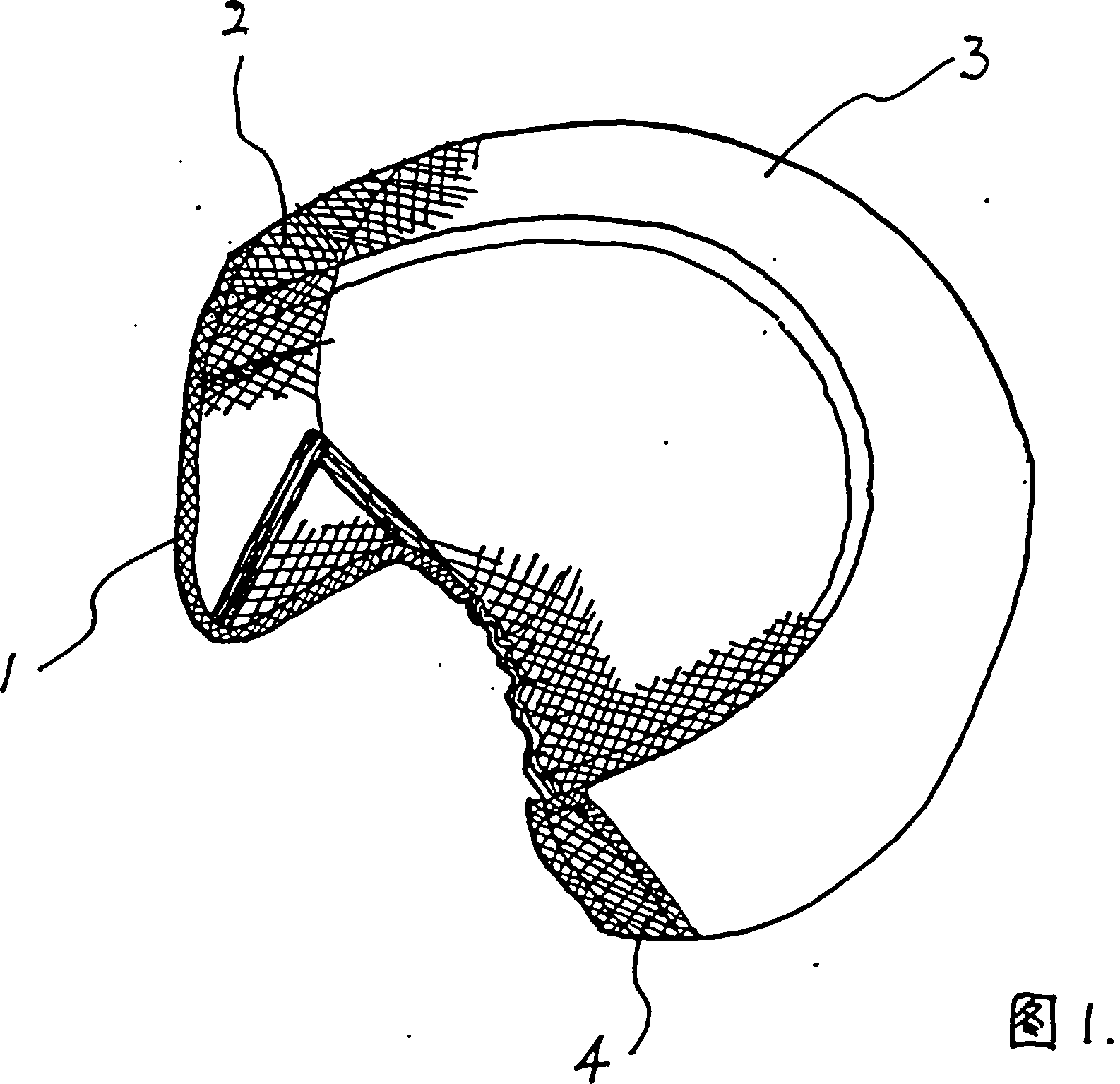 Wig ground with novel periphery structure