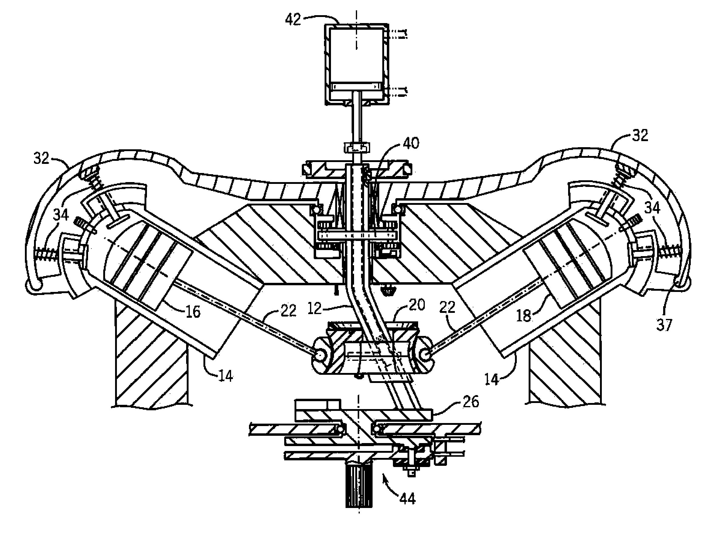 Variable displacement/compression engine