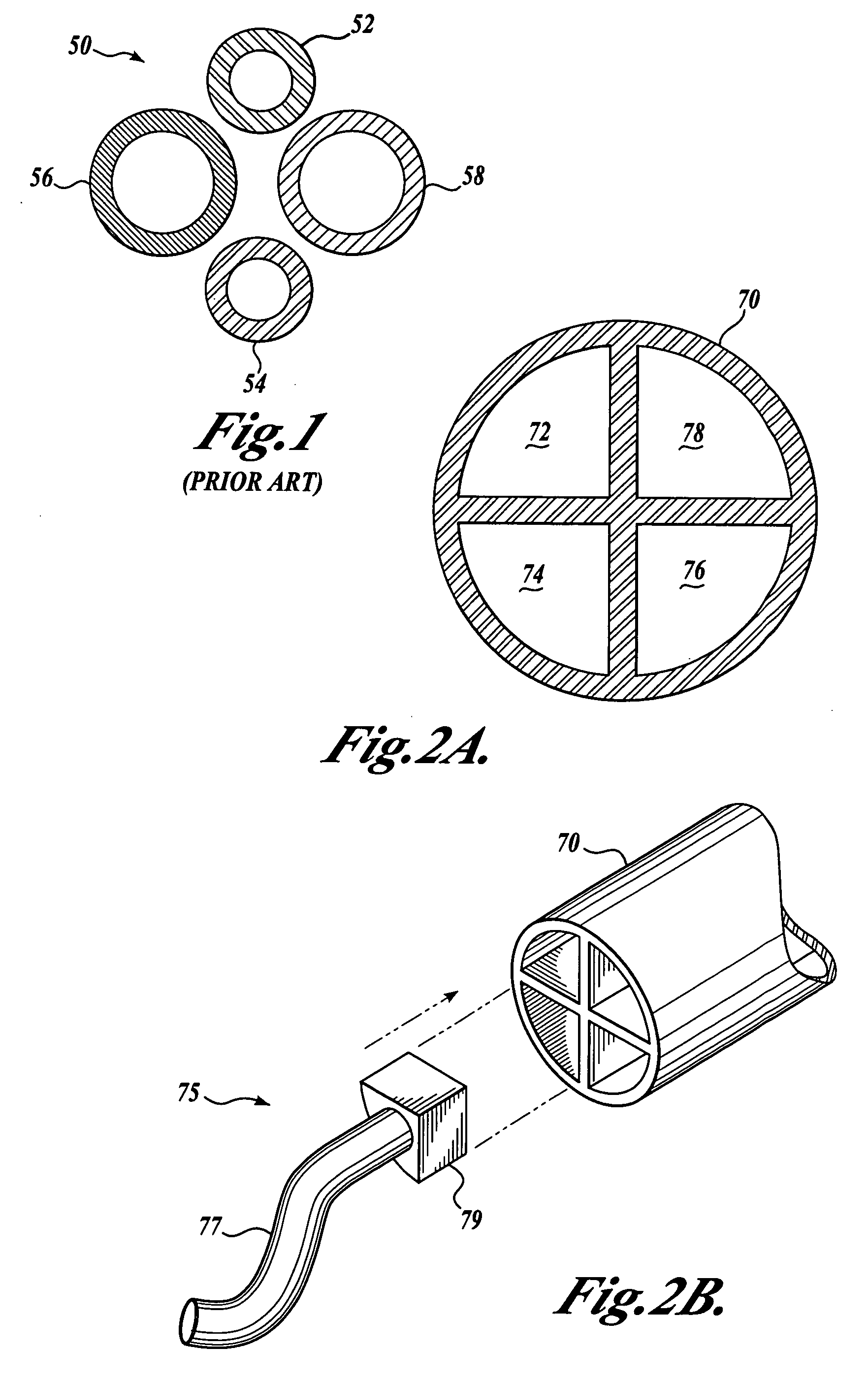 Multiple lumen assembly for use in endoscopes or other medical devices