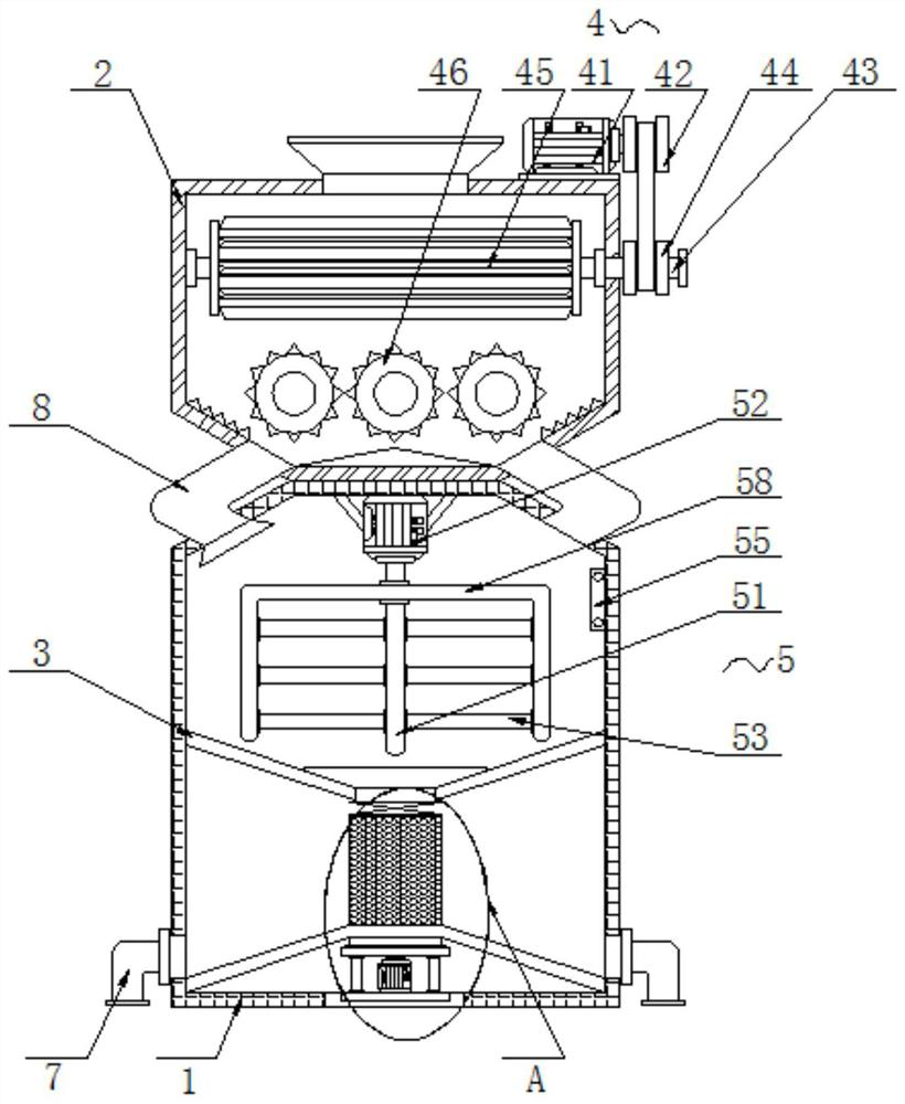 Preparation device for mixed brewing of maca, Chinese wolfberry and kiwi fruits and application