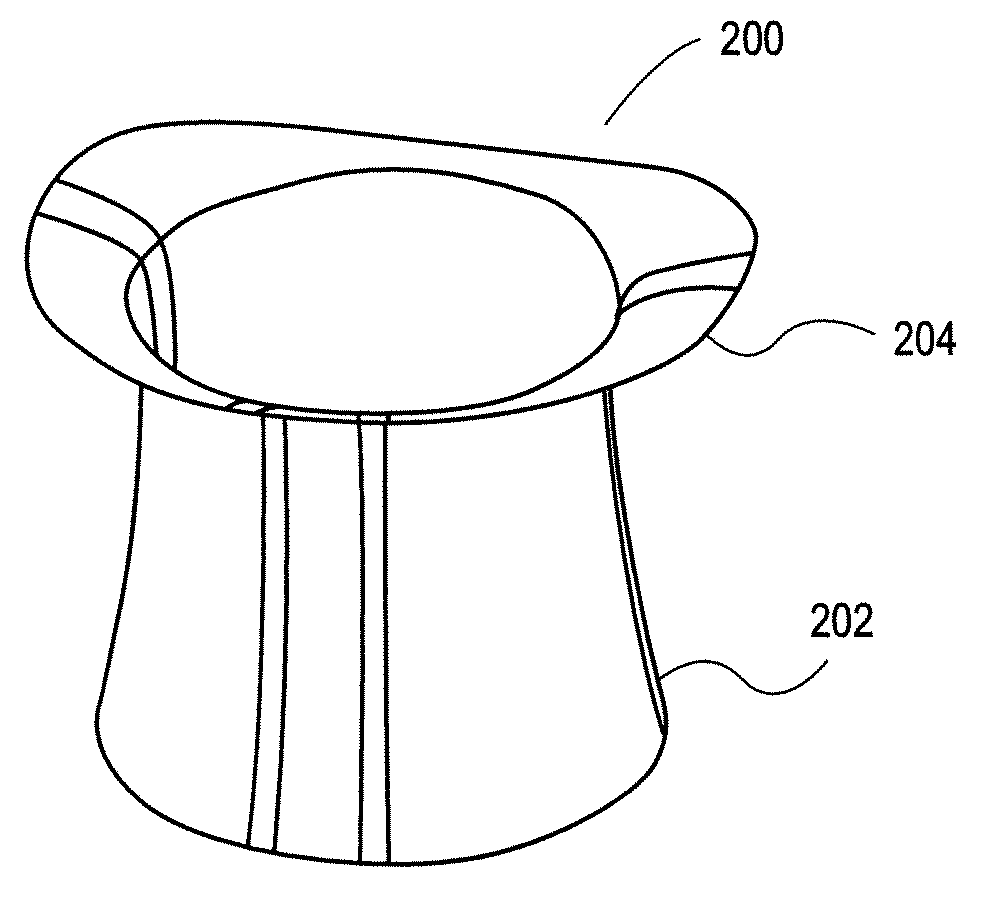 Heart valve prosthesis with collapsible valve and method of delivery thereof
