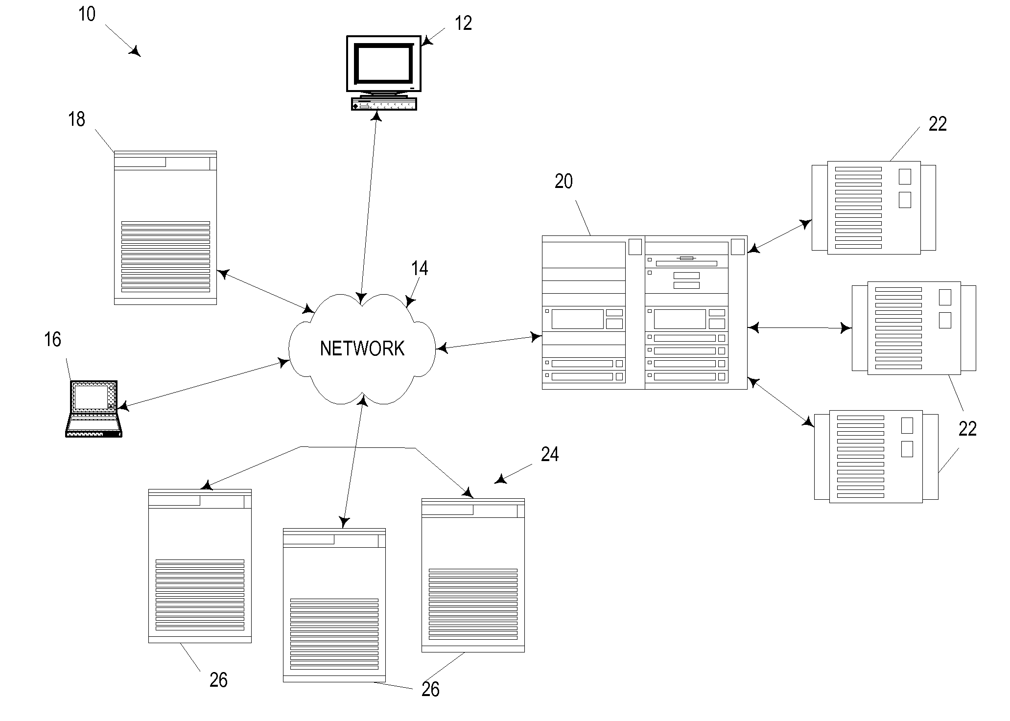 Pictorial-based user interface management of computer hardware components