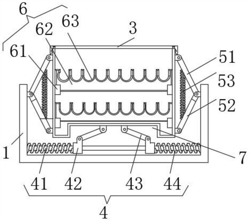 Impact-resistant combined cable bridge