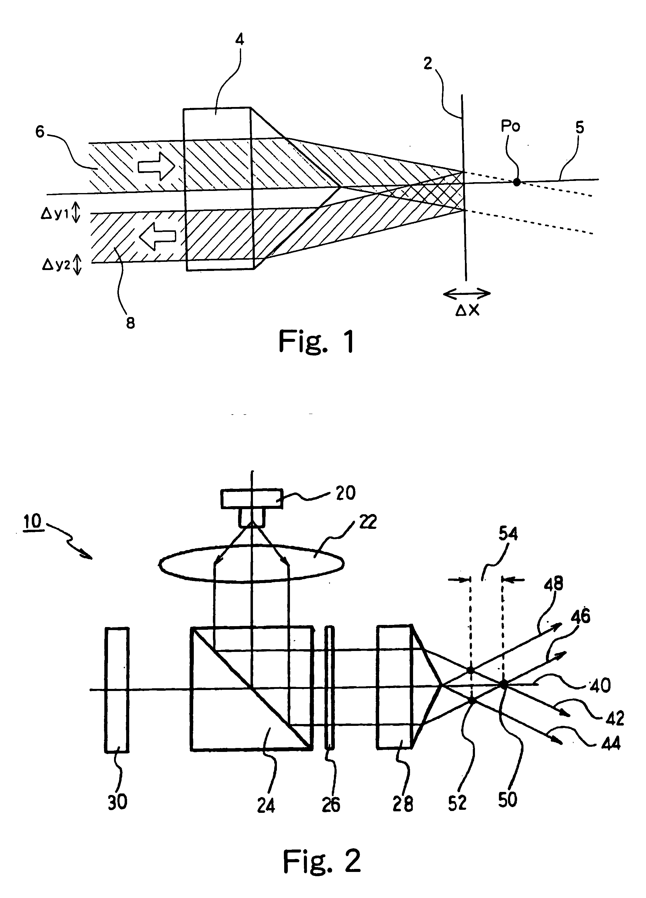 Optical displacement measurement device