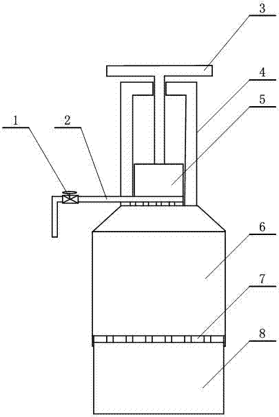 Natural aloe juice extraction device