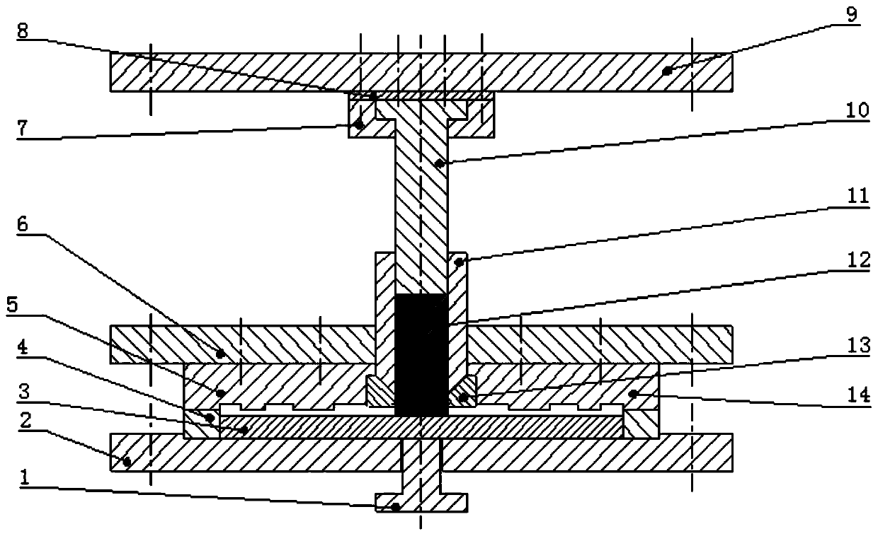 A double-sided variable channel strong-plastic variable extrusion method and forming die for a rib-like member