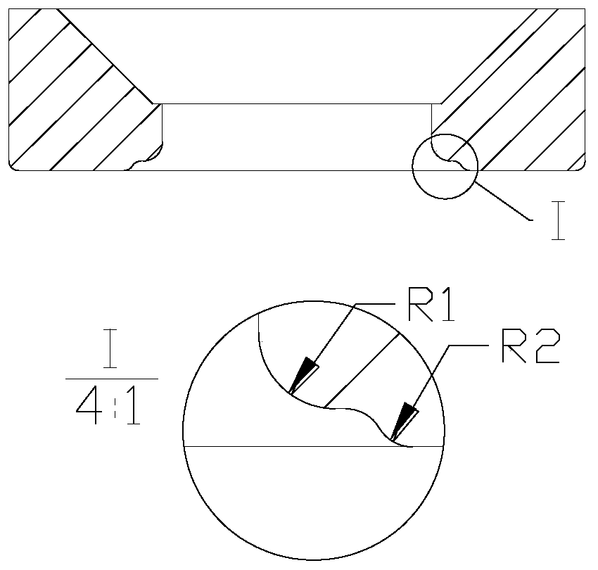 A double-sided variable channel strong-plastic variable extrusion method and forming die for a rib-like member