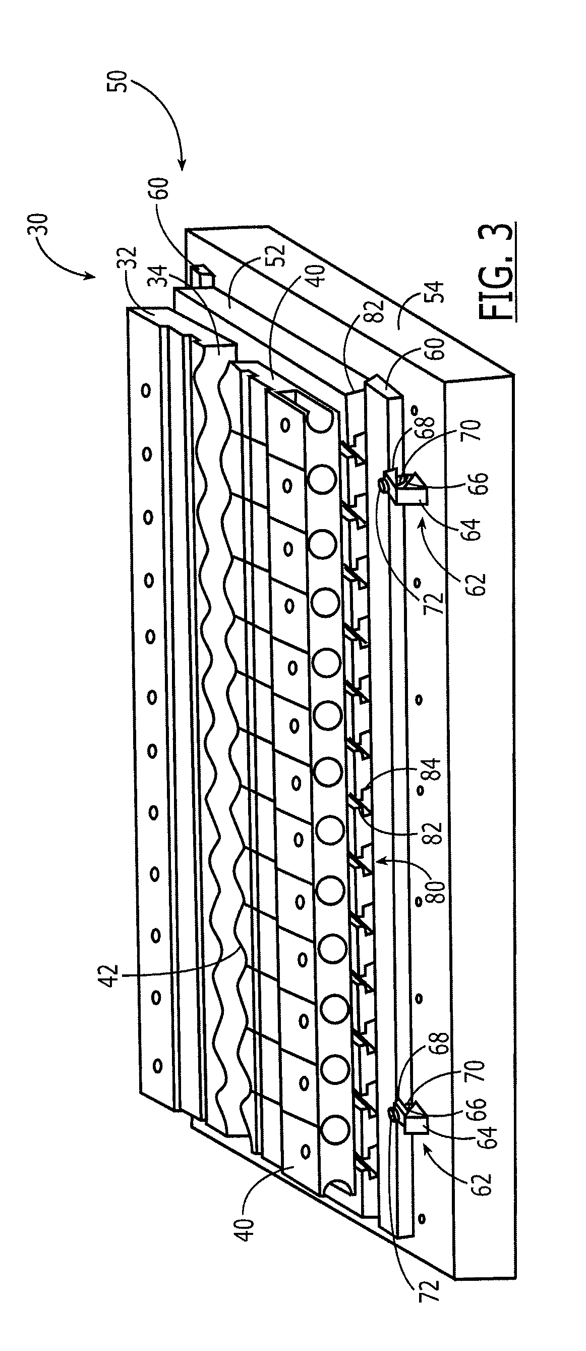 Apparatus and method for forming corrugated members