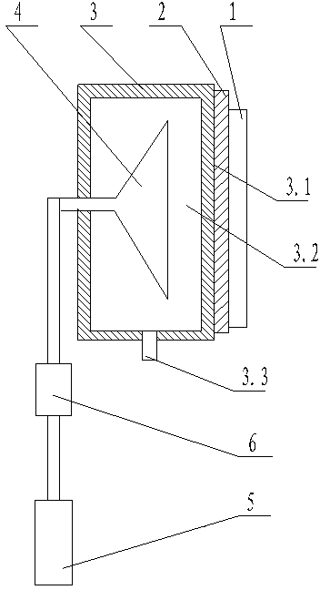 Radiating method for high-power LED light source and radiating device for same