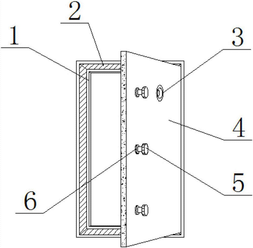 Airflow baffle door