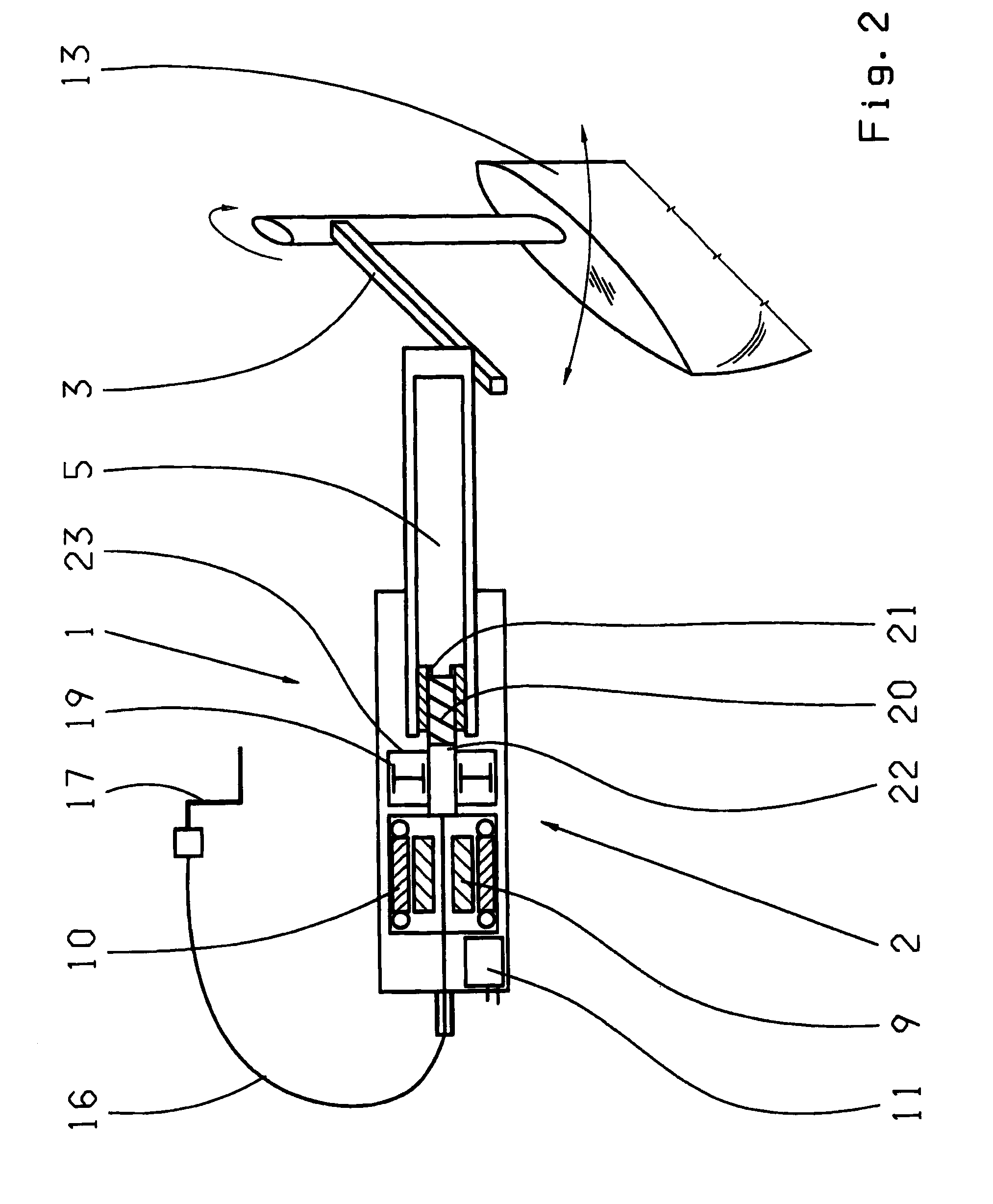 Steering actuator for a steer-by-wire ship's control system and method for operating said steering actuator
