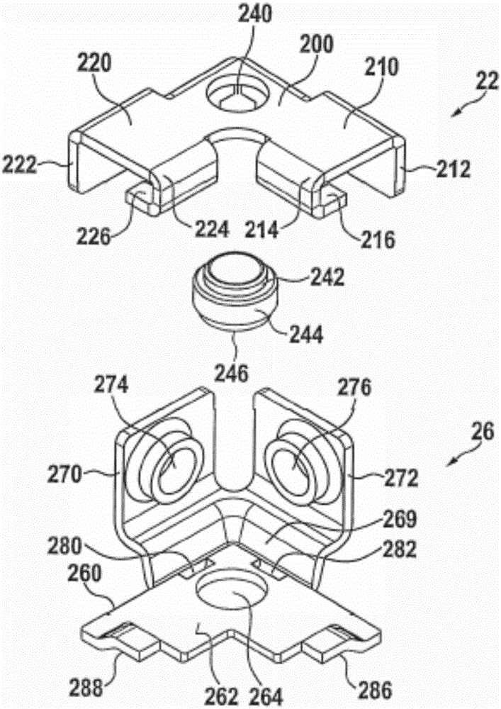 Corner connector for connecting at least two frame profiles of a frame which are arranged perpendicularly relative each other