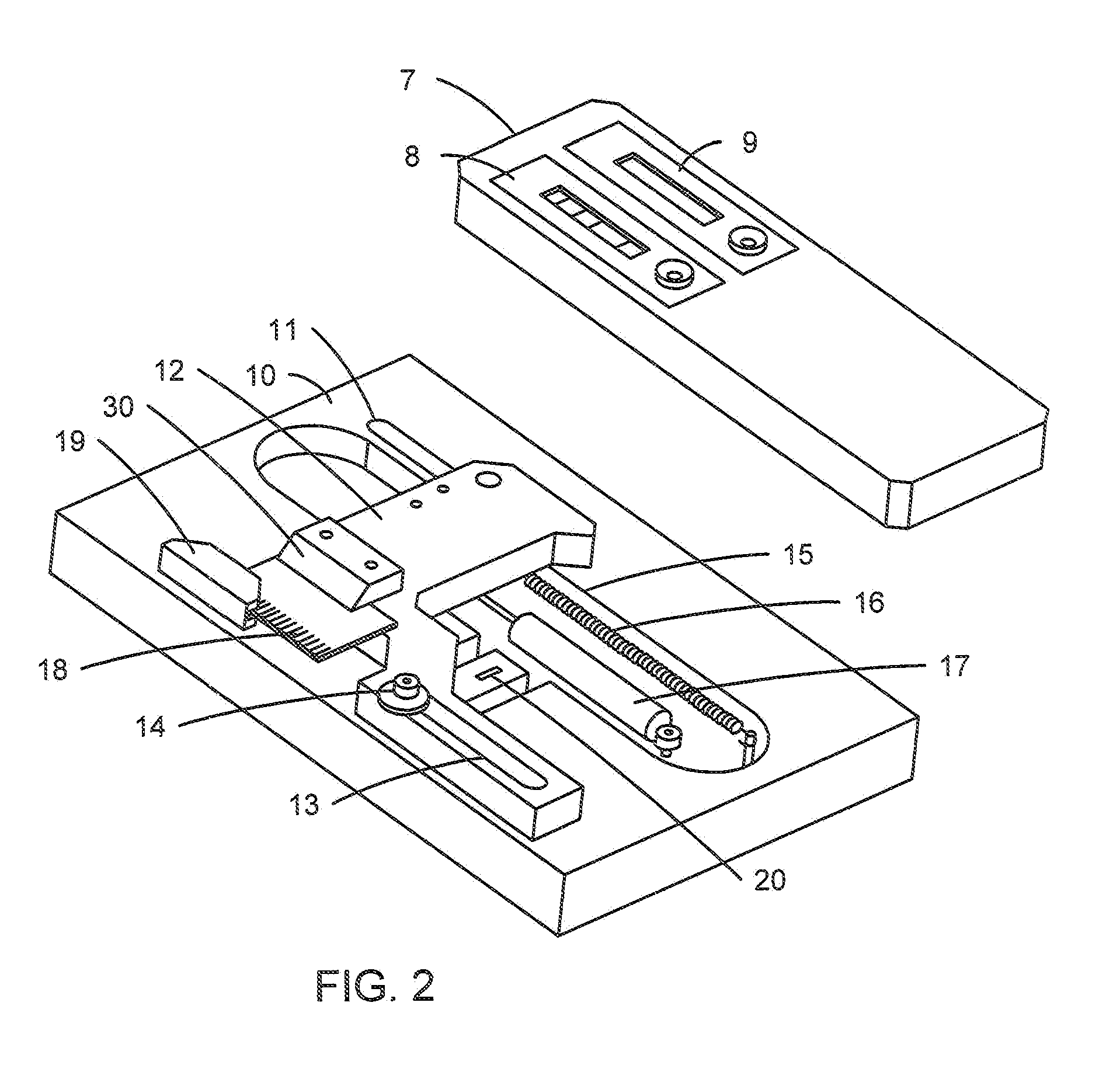 Method and apparatus for reading test strips